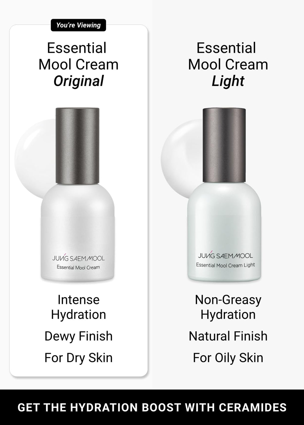 JUNG SAEM MOOL product next to ruler showing compact travel-friendly size