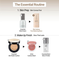 JUNG SAEM MOOL tube beside a coin to show 1.35 oz scale for travel-friendly convenience