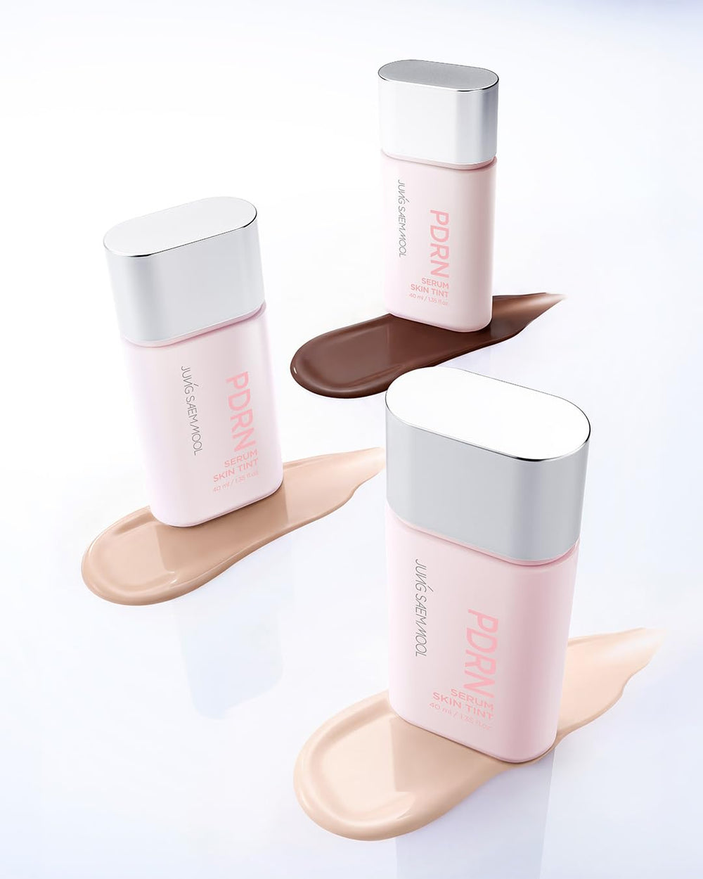 JUNG SAEM MOOL size scale next to coin showing 40 ml volume for portability and everyday use