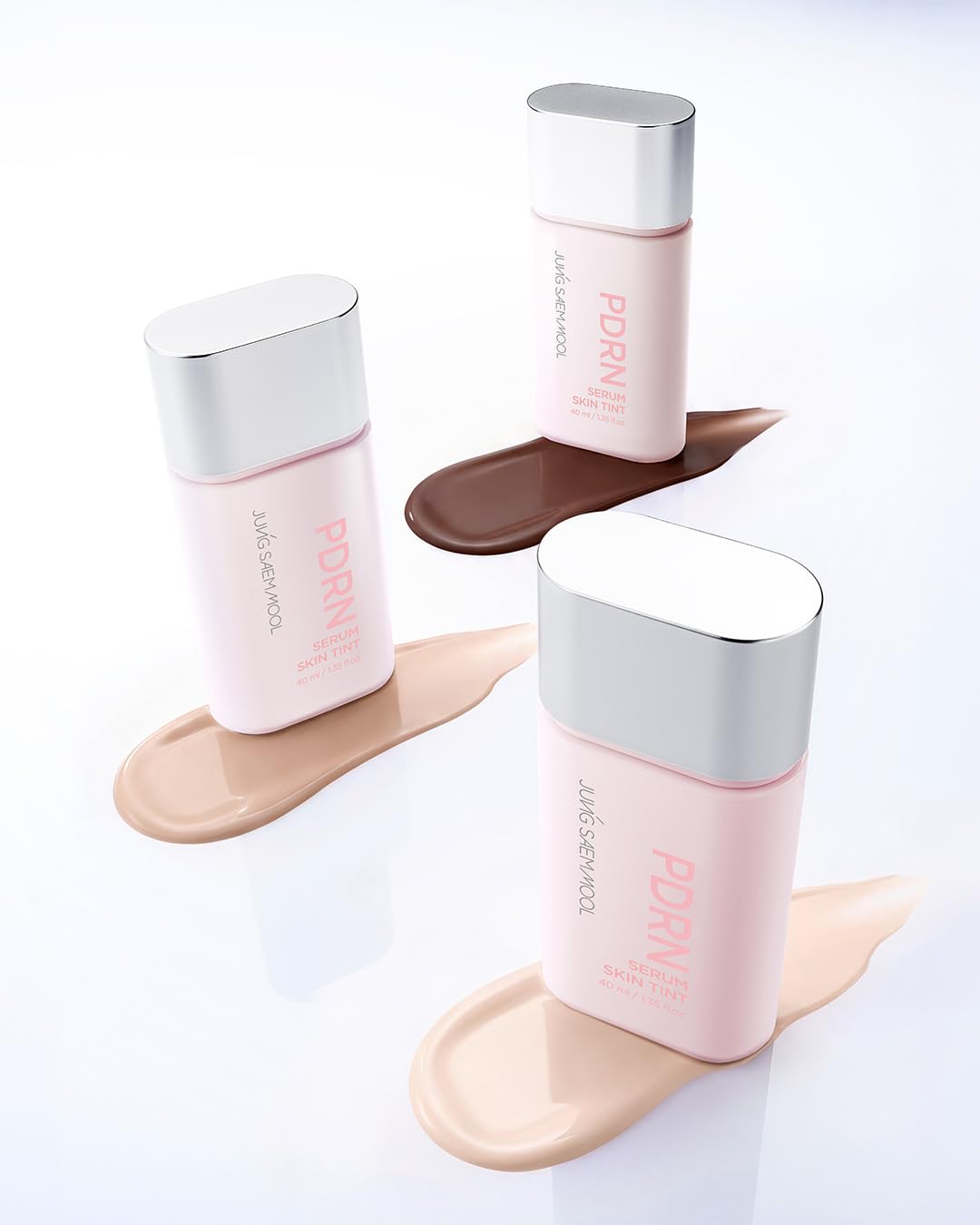 JUNG SAEM MOOL tinted face closeup displaying luminous finish and hydrated look