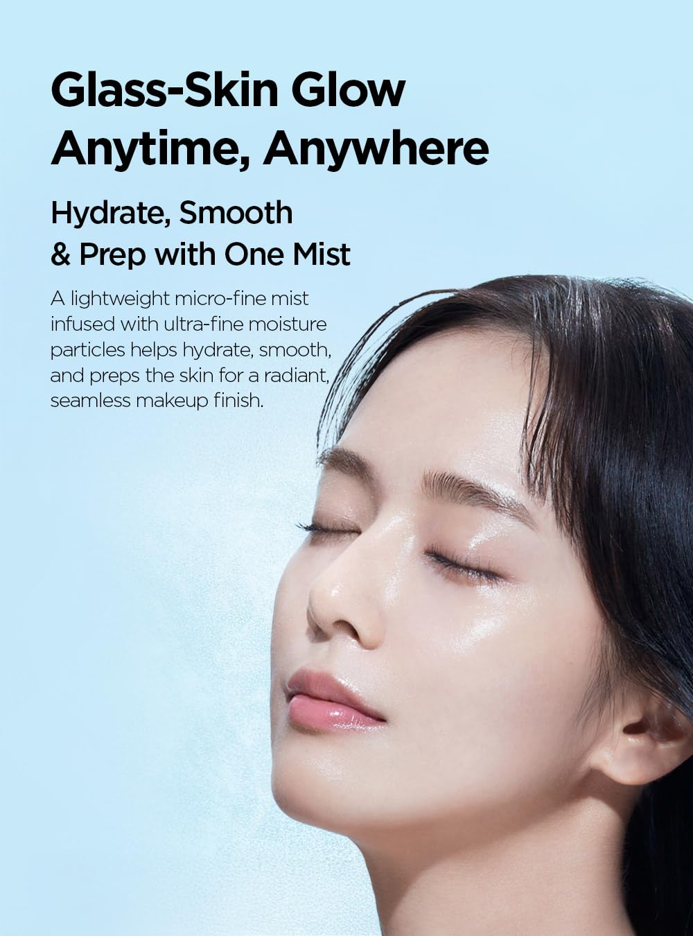 JUNG SAEM MOOL travel pouch with bottle illustrating portability and on-the-go refresh