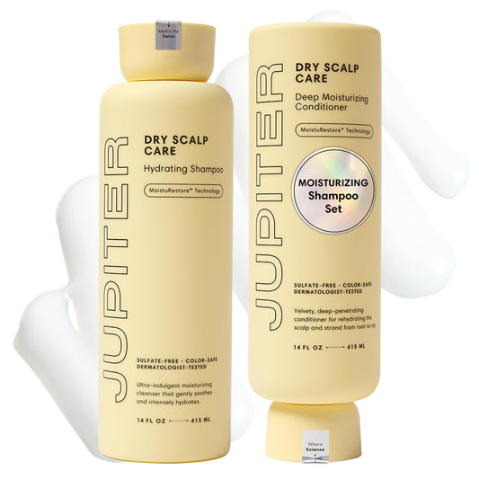 Jupiter front packaging showing both bottles and benefits