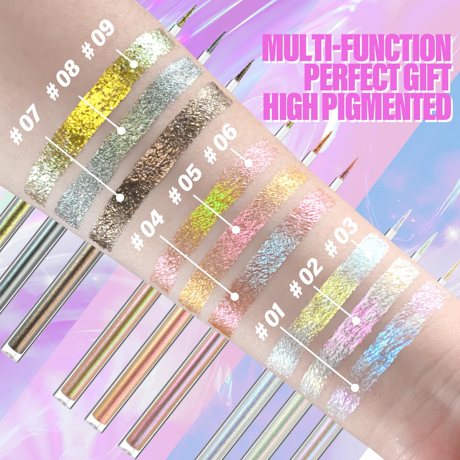 JUR MORNIER ultra fine tip closeup for precise eyeliner application