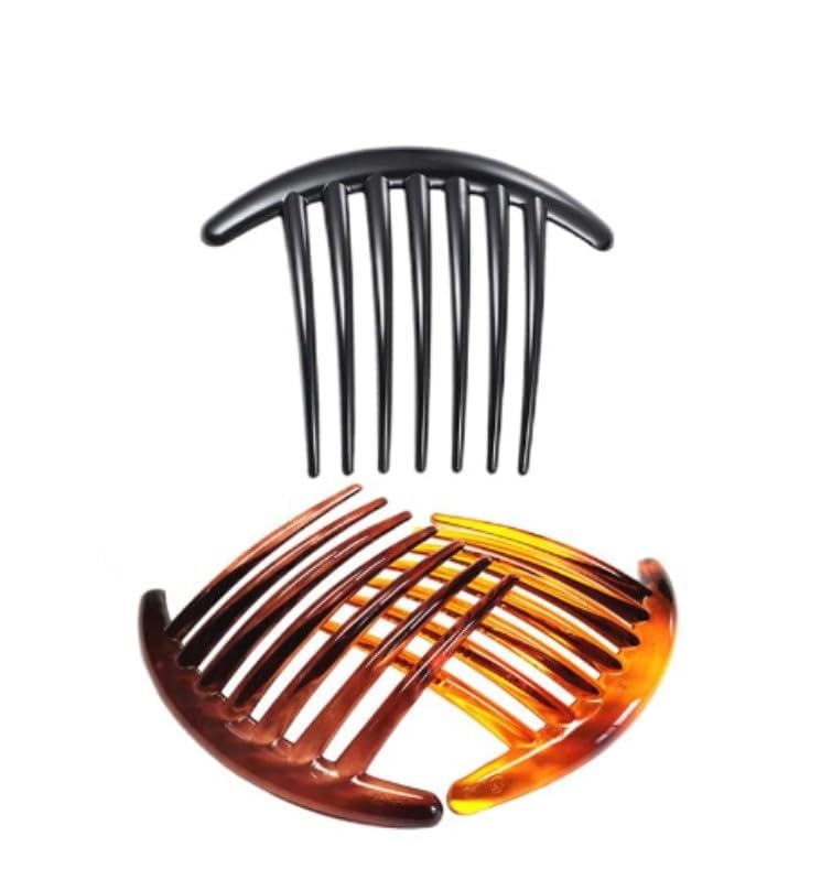 Juroicessry front view of three-pack hair clips showing colors and packaging benefit