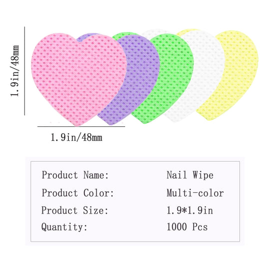 Jusbuya texture close-up of heart-shaped wipe showing soft absorbent fabric benefit