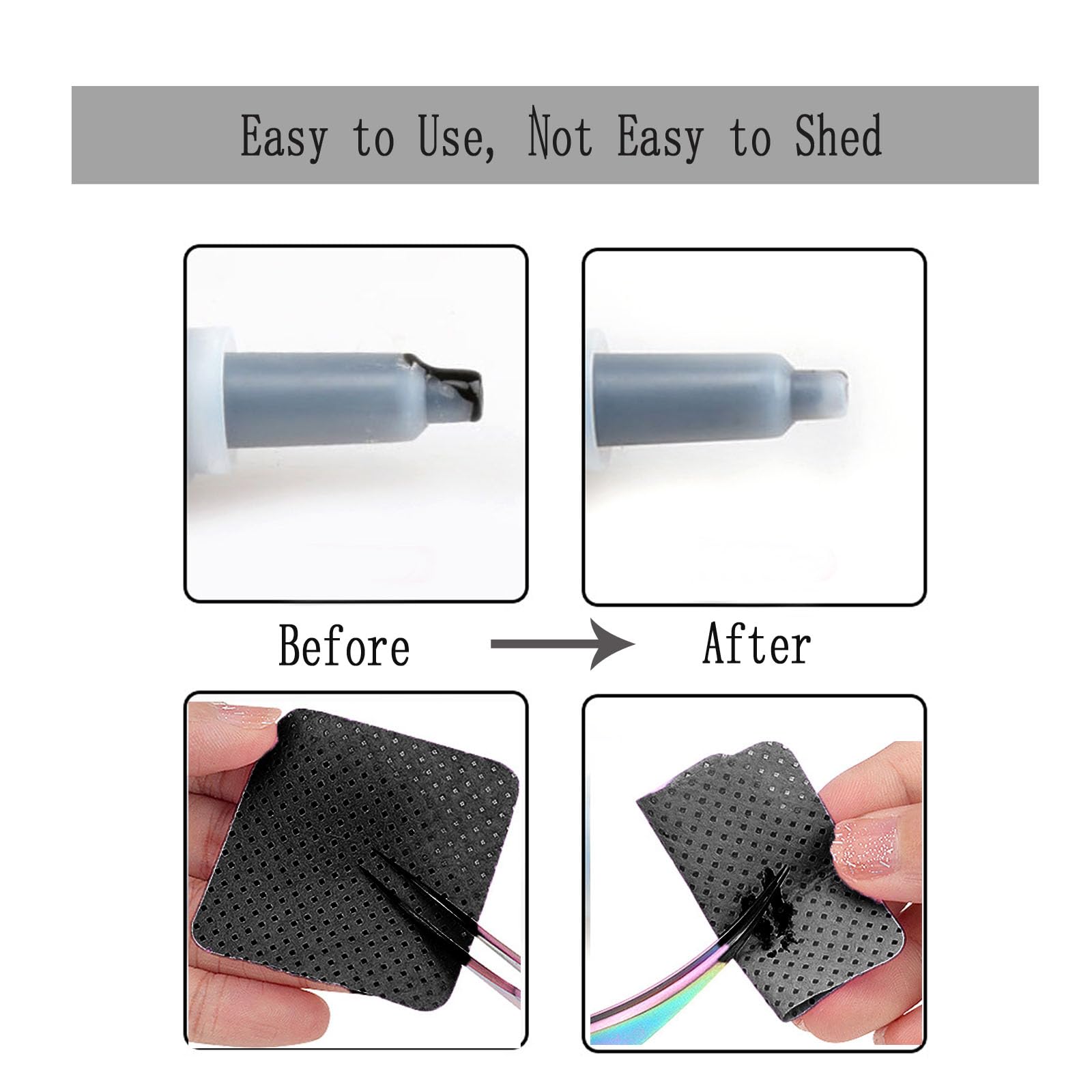 Jusbuya wipe on hand removing polish showing precise cleaning and fiber-free finish