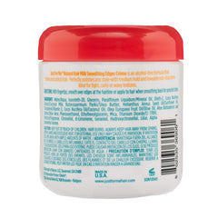 Just For Me open crème texture on fingertip showing smooth, non-greasy consistency for easy smoothing