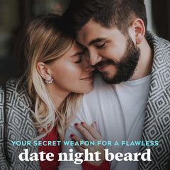 Just for Men lifestyle shot of groomed beard showing natural-looking results