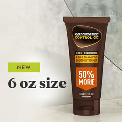 Just for Men pump close-up demonstrating easy dispensing and convenient control