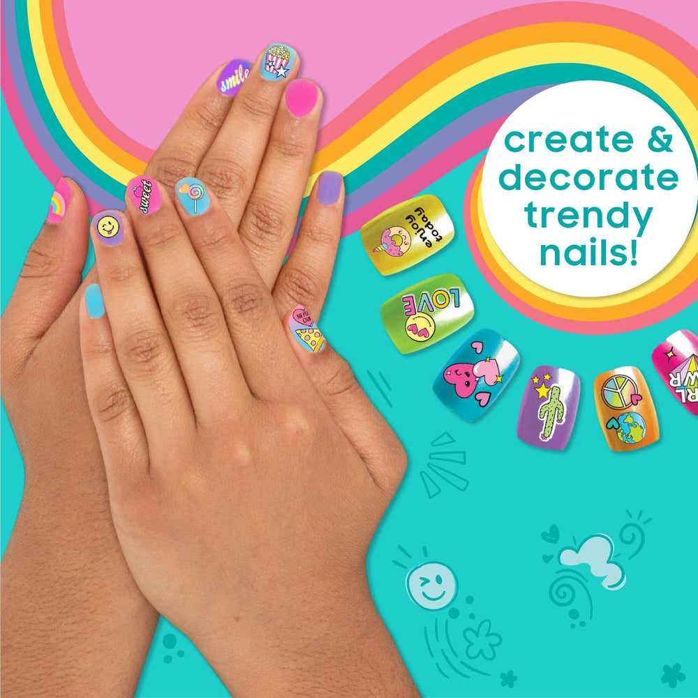 Just My Style adhesive nails close-up demonstrating instant press-on convenience
