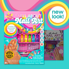 Just My Style manicure in use showing creative painting and decal placement