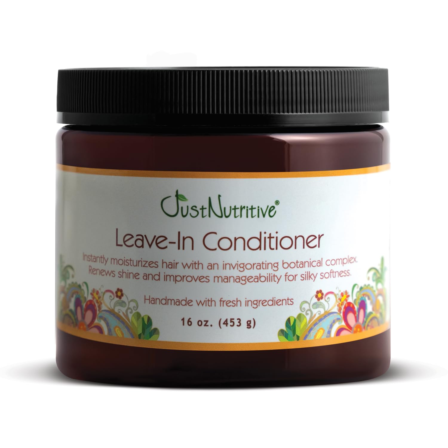 Just Nutritive front bottle showing clean branding and easy-pump for quick use