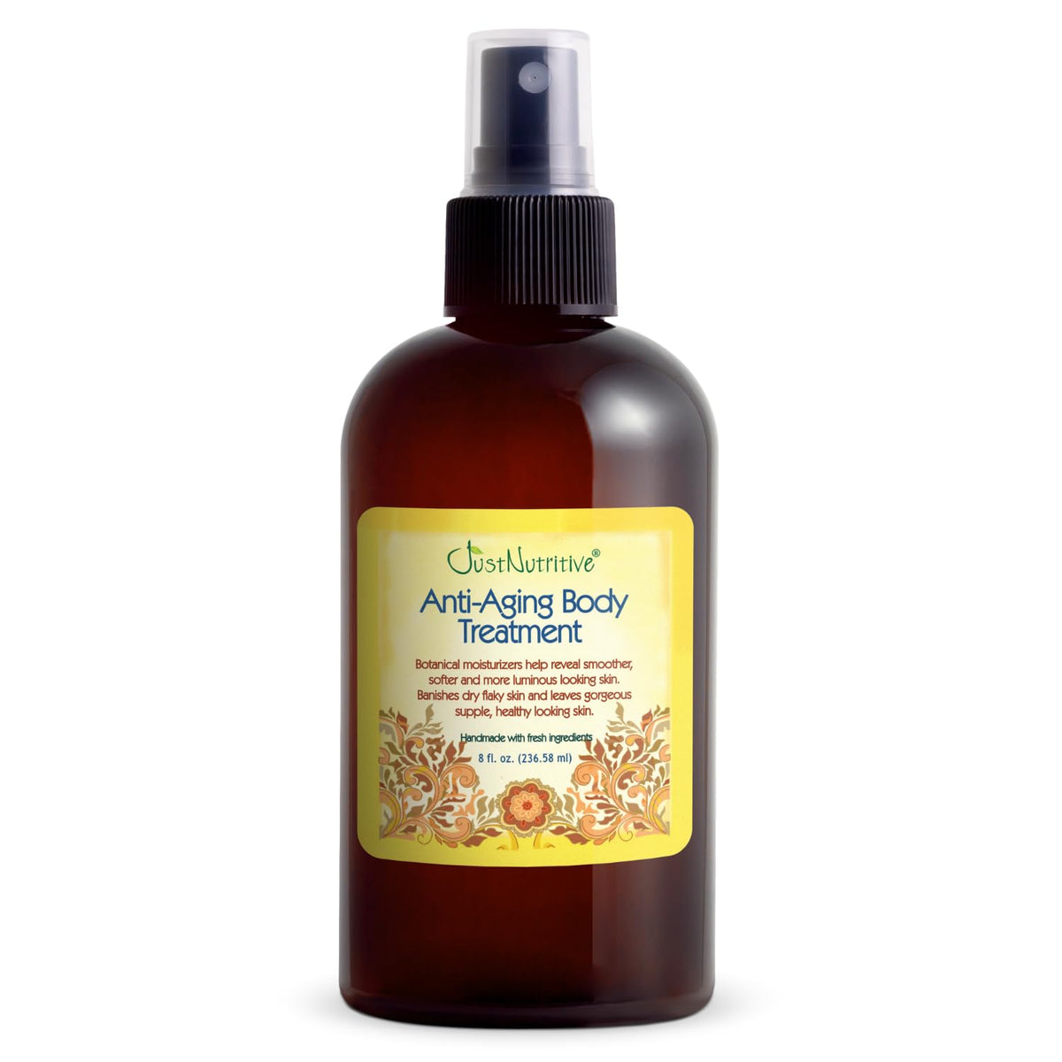 Just Nutritive front packaging showing bottle and product benefits