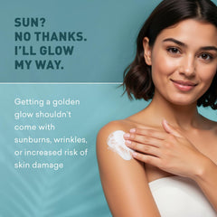 Just Nutritive lotion texture on hand demonstrating smooth moisturizing finish