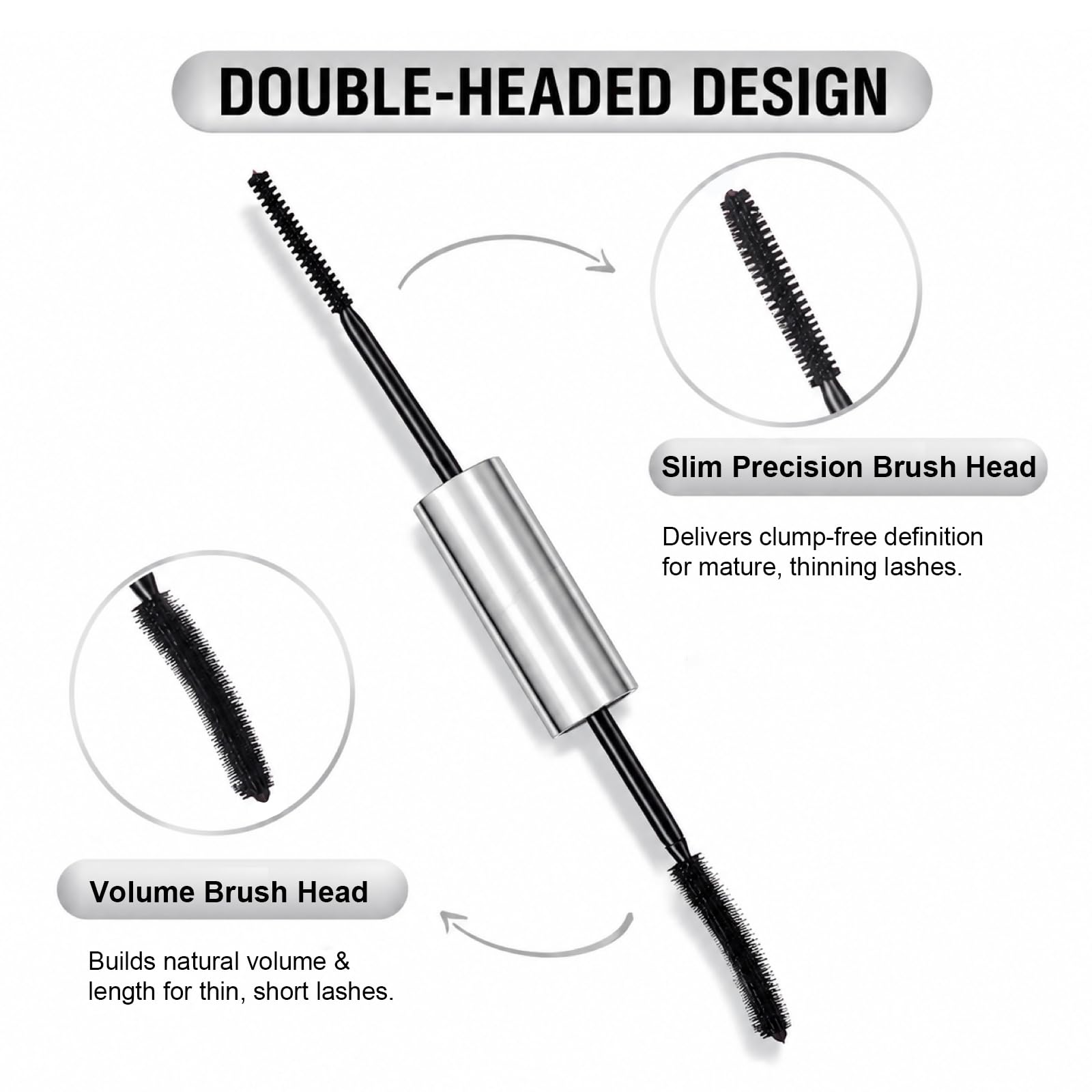 Jutqut precision on lower lashes creates clean polished look