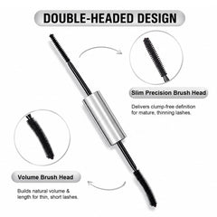 Jutqut precision on lower lashes creates clean polished look