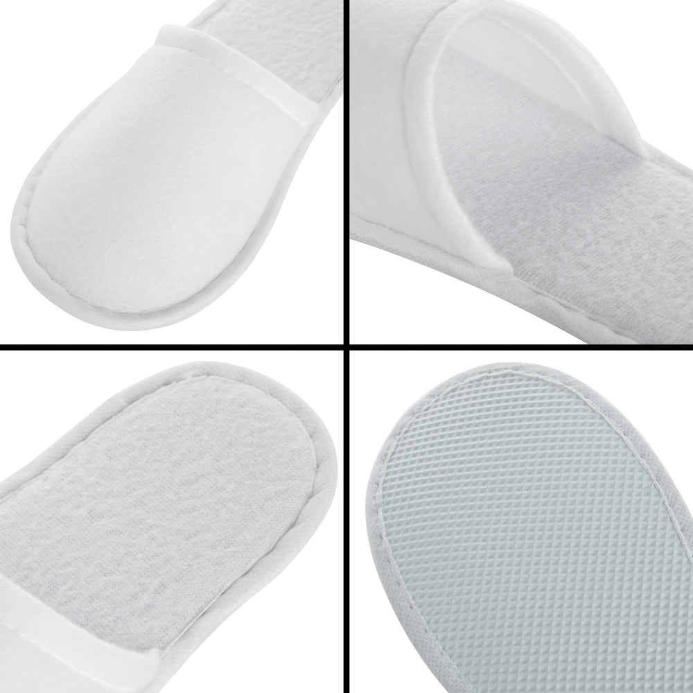 Juvale slipper beside ruler showing medium size fit