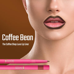 Juvia's Place Coffee Bean held in hand to show size and easy portability benefit