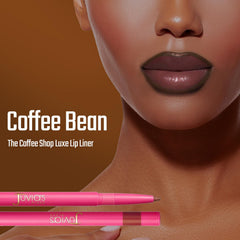 Juvia's Place Coffee Bean texture swatches demonstrating true-to-color payoff and matte finish