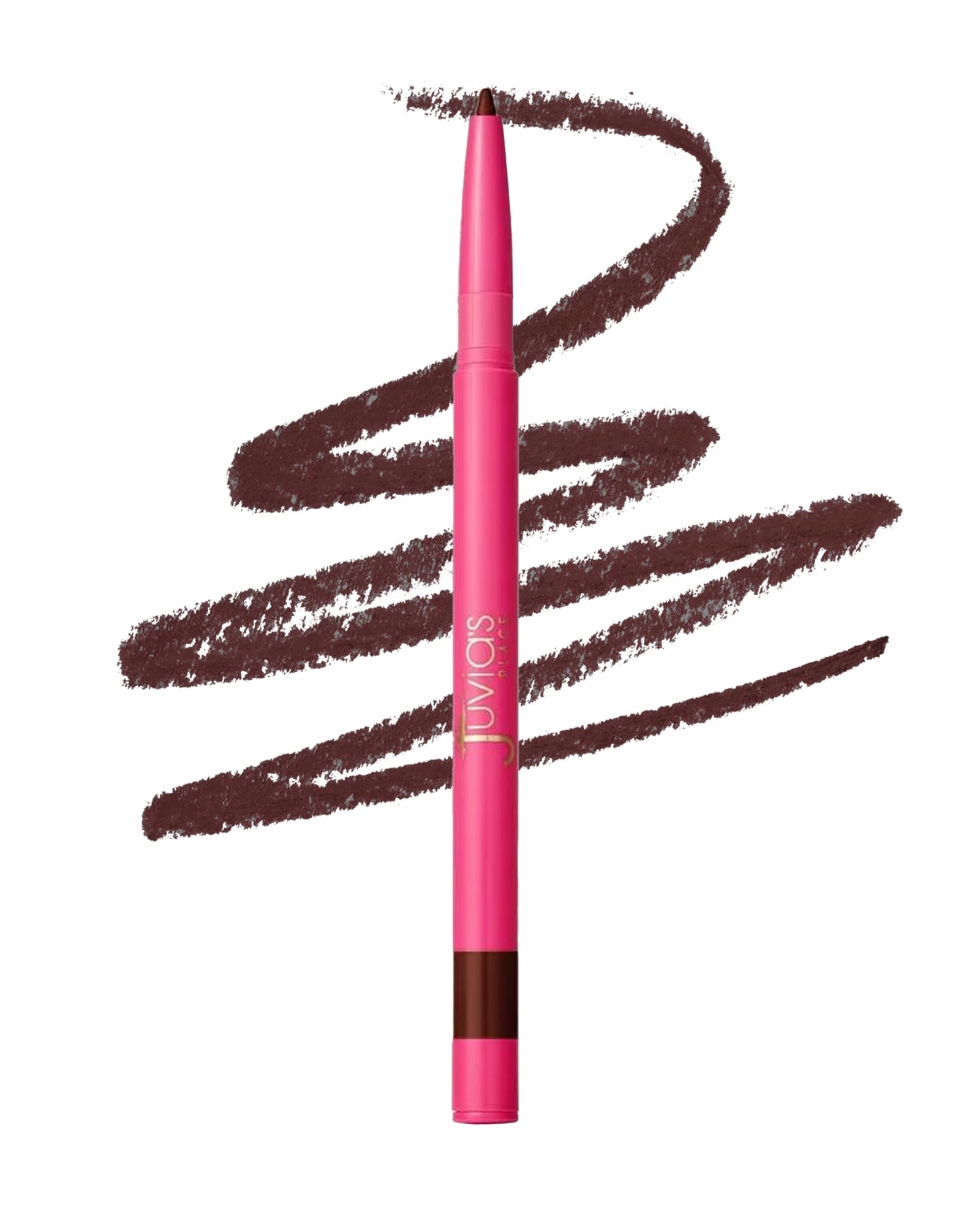 Juvia's Place front packaging showing pencil and shade, clear product identity and appeal