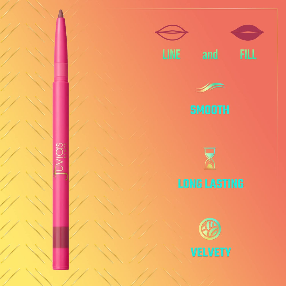 Juvia's Place closeup of retractable tip highlighting precise application benefit