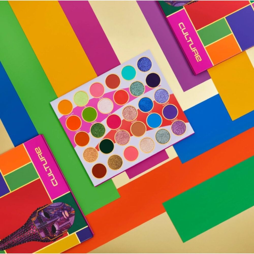 Juvia's Place palette culture swatch row on arm showing color payoff