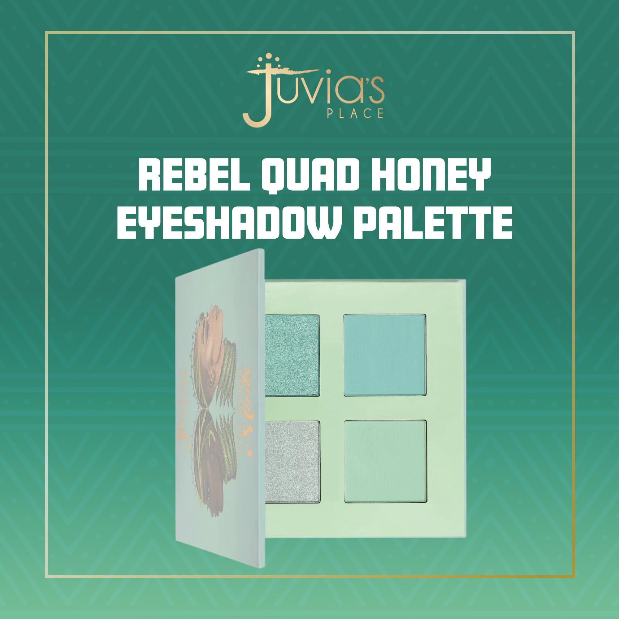 Juvia's Place shimmer shade reflecting light to show lid sheen and luminous finish benefit
