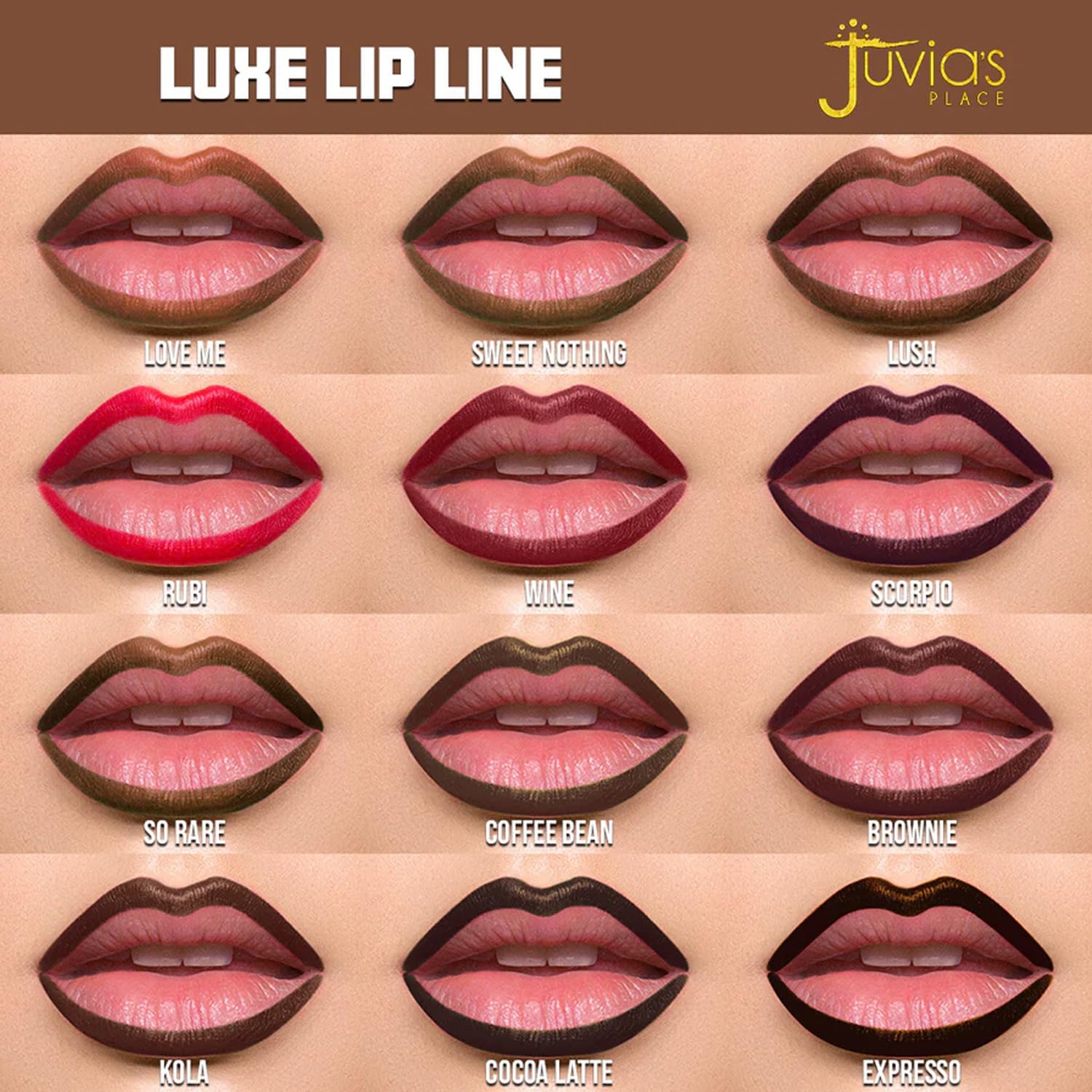 Lip-fill demonstration using Juvia's Place Kola illustrating long-lasting base for color
