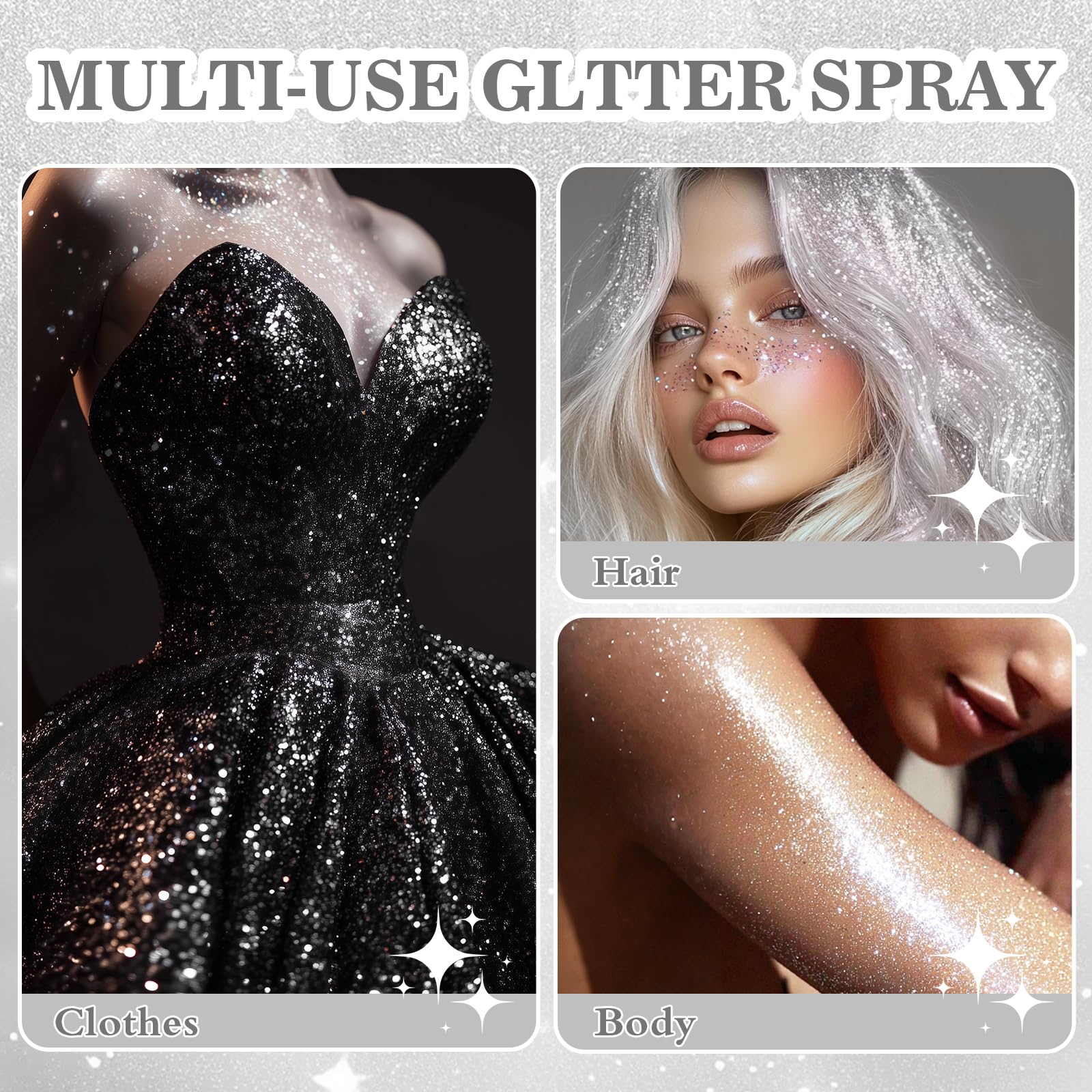 JUYANGYAN applied to hair strands creating instant highlights and photo-ready benefit