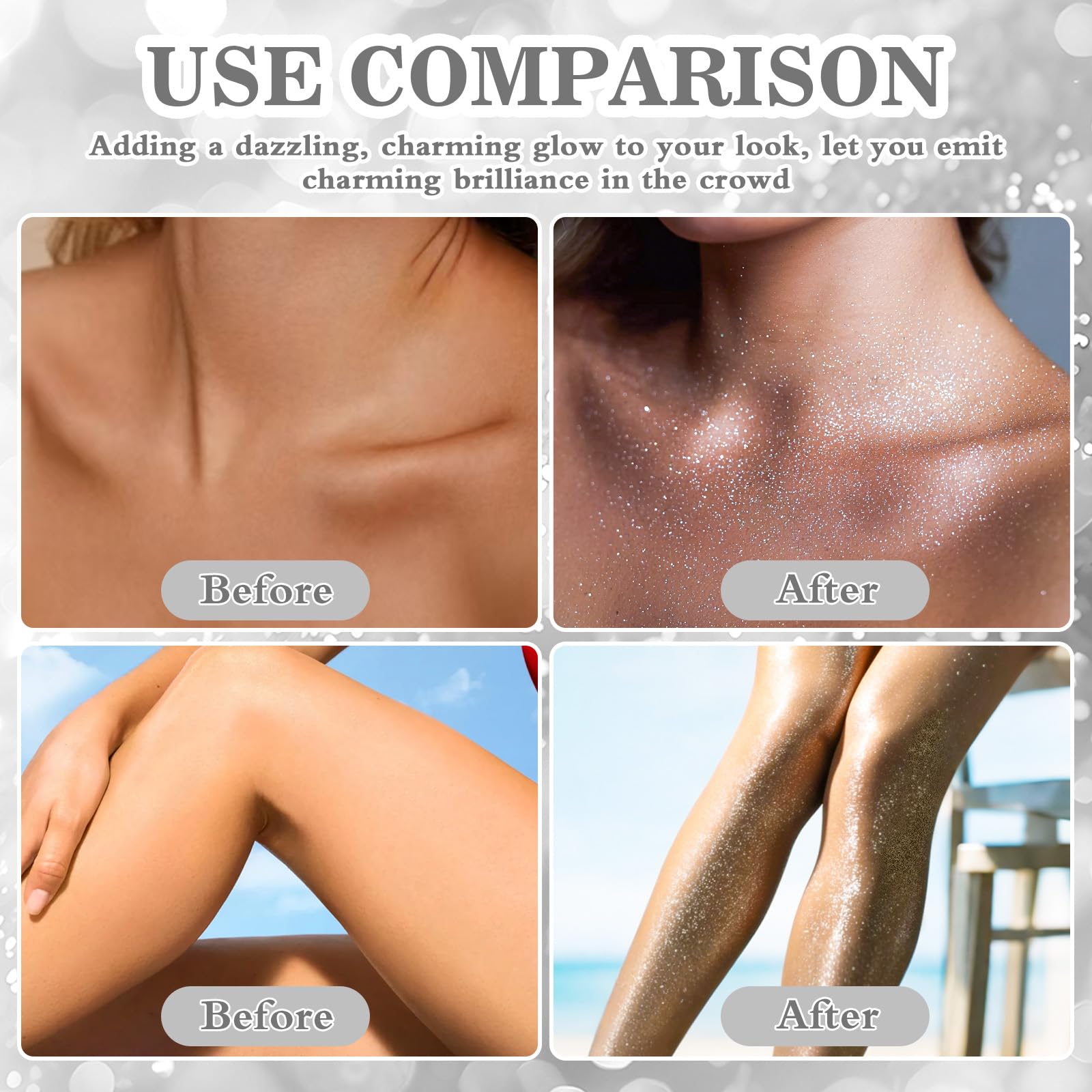 JUYANGYAN spray mist on arm demonstrating even coverage and long-wear benefit