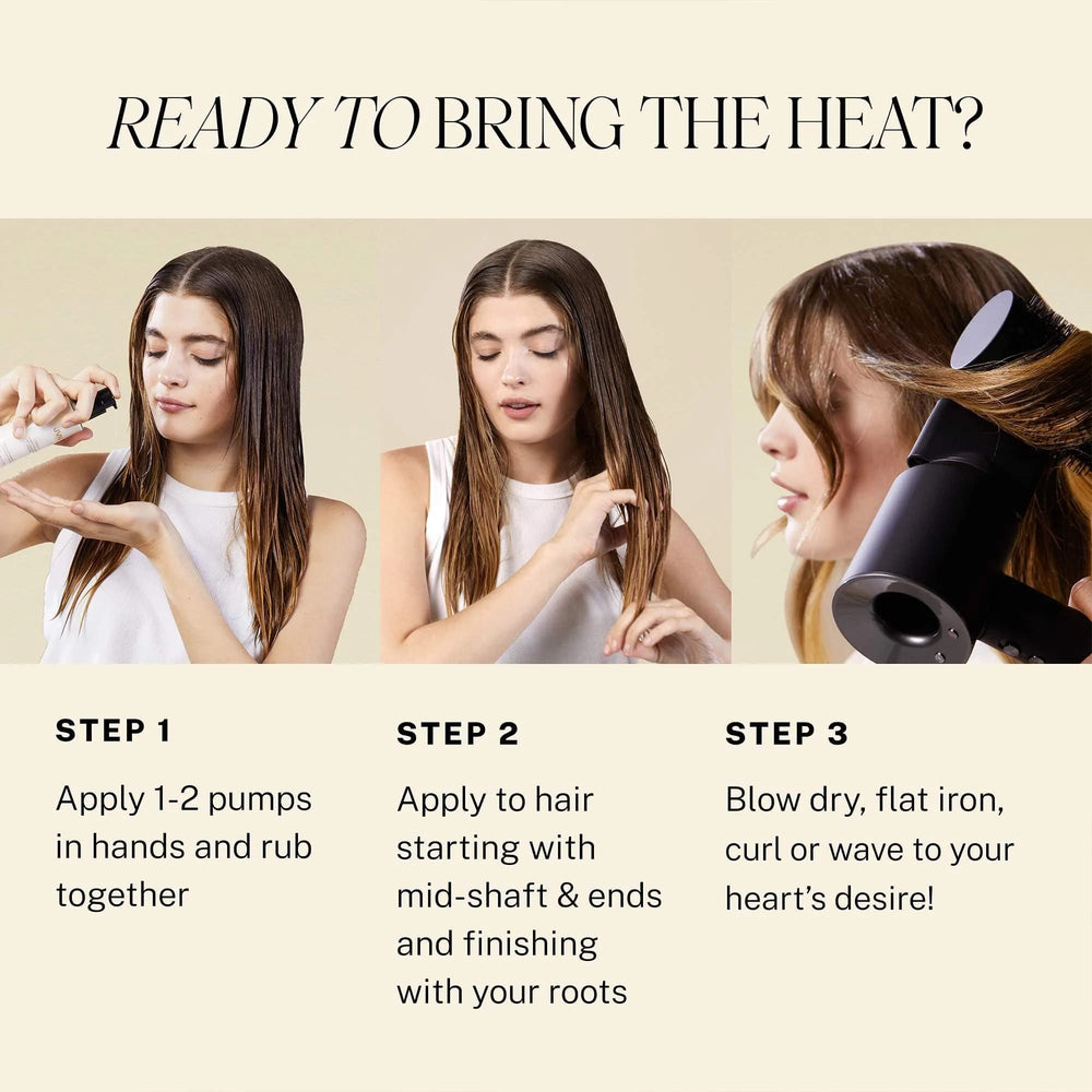 JVN before and after hair shot highlighting smoother, more controlled blowout