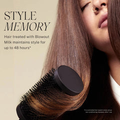 JVN product applied in hand demonstrating easy distribution and frizz control