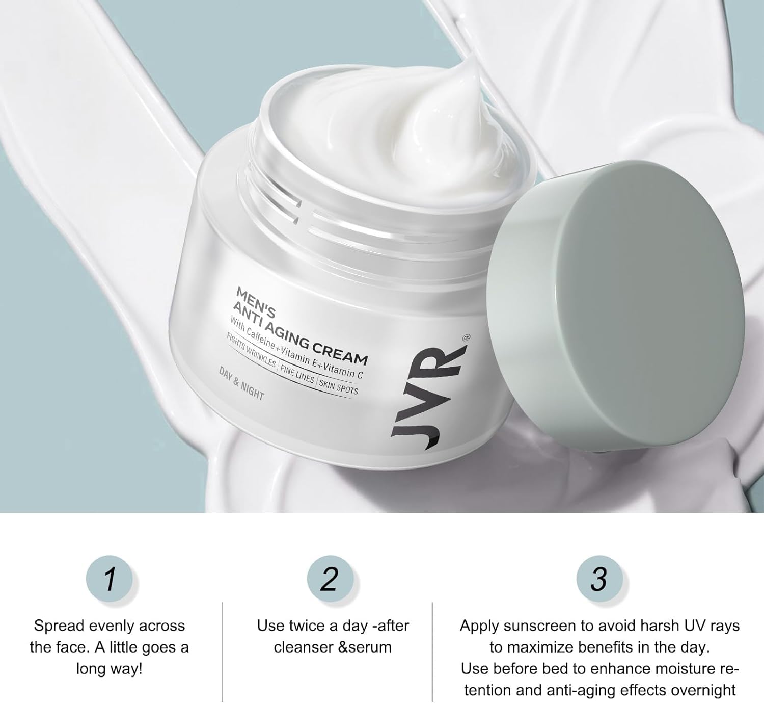 JVR ingredients arranged with woody scent notes emphasizing mood-uplifting benefit