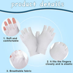 Jxiwfvl glove on hand demonstrating secure fit and comfort