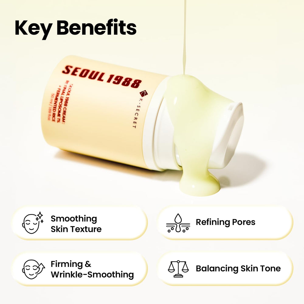 K-SECRET dispensing cream on fingertip demonstrating easy application