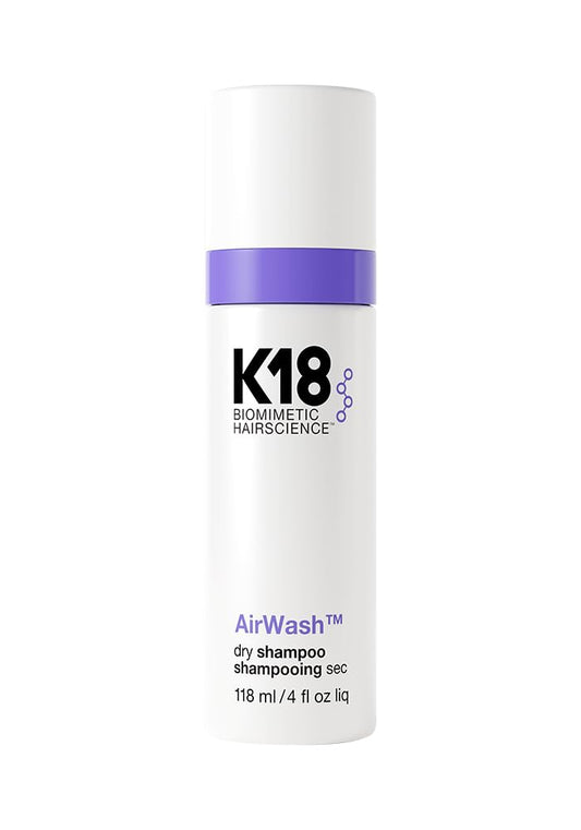 K18 AirWash front packaging showing clean design and product benefit