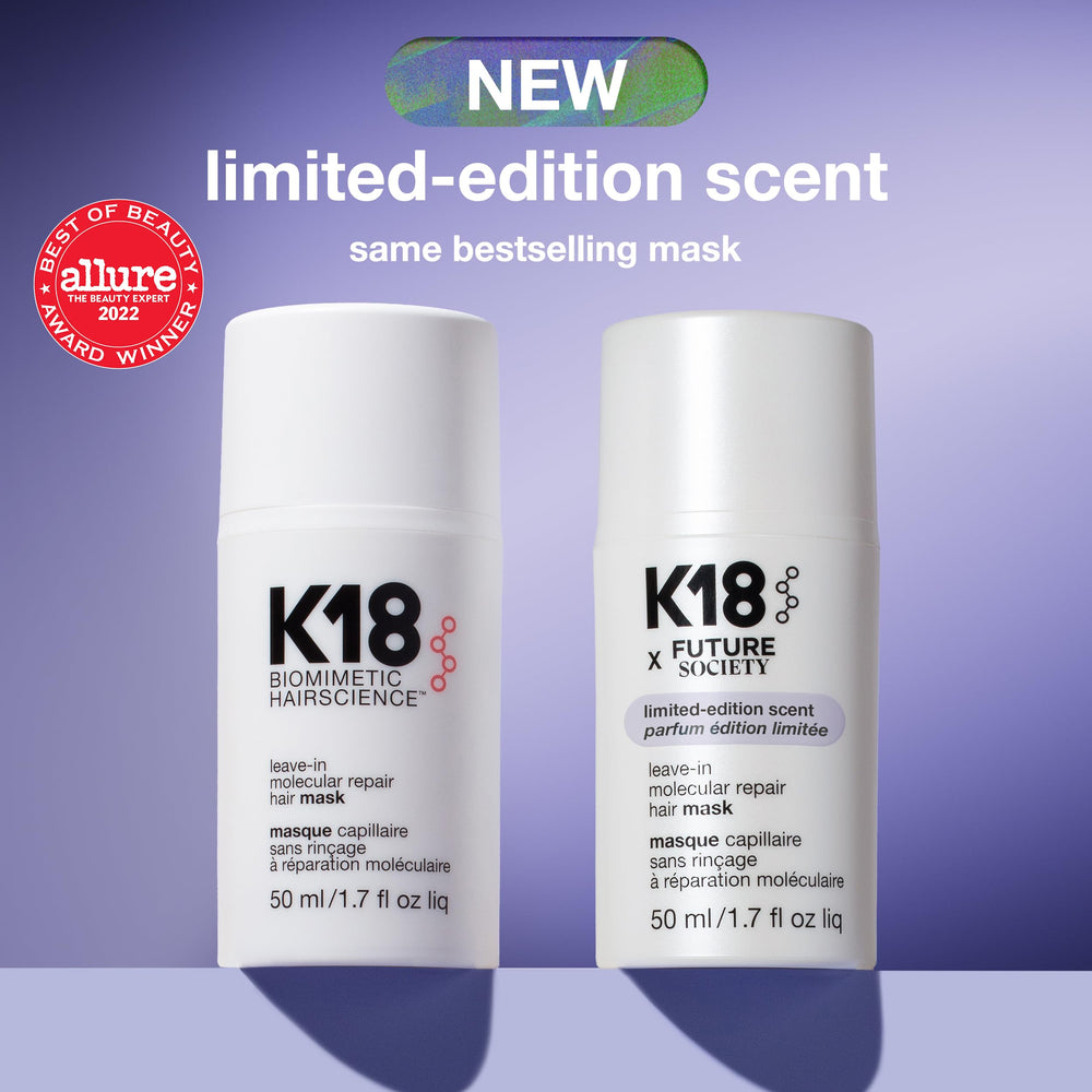 K18 before and after lengthwise view showing improved strength and smoothness