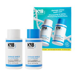 K18 front packaging showing set, protects color and reduces frizz