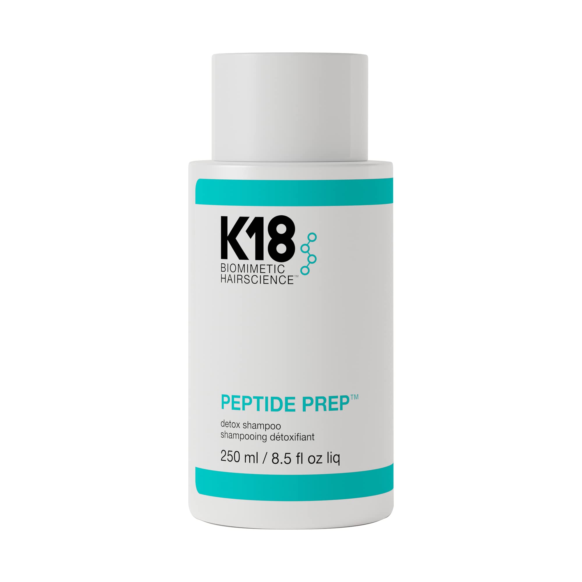 K18 bottle front packaging showing product clarity and professional design benefit