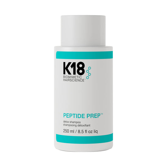 K18 bottle front packaging showing product clarity and professional design benefit