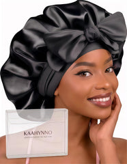 KAAHYNNO bonnet front view showing full coverage and sleek design benefit sleep protection