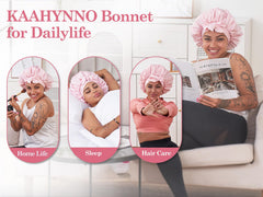 KAAHYNNO neatly folded bonnet and packaging, ready as a gift