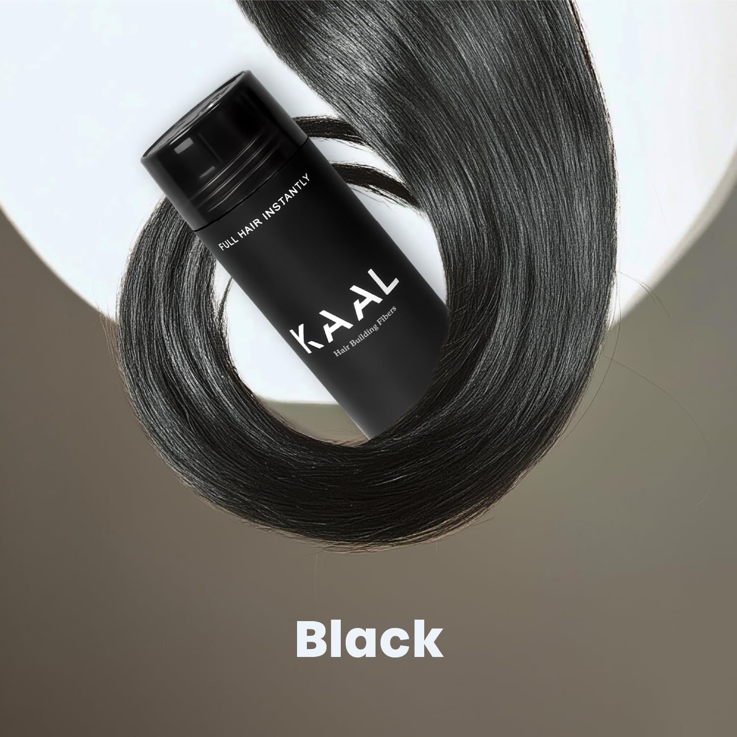 KAAL close-up of powder texture demonstrating natural-looking fiber density