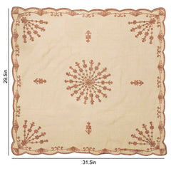 KABAKE close-up of embroidered flowers highlighting detail and elegant texture benefit refined finish
