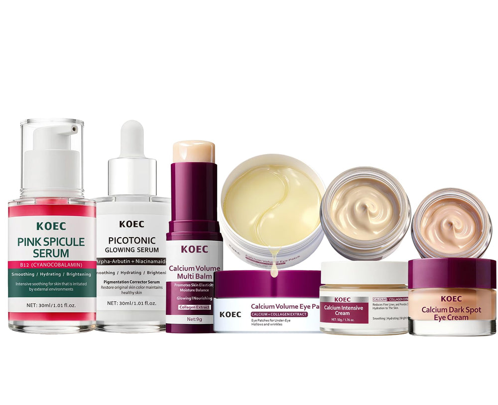 Kabowa front packaging showing the complete daily calcium skincare bundle benefits