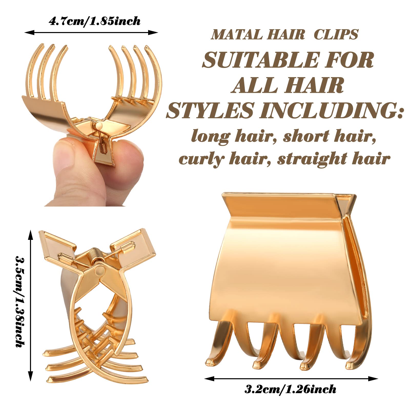 Kacctyen clip holding a half bun to add a neat, decorative hold