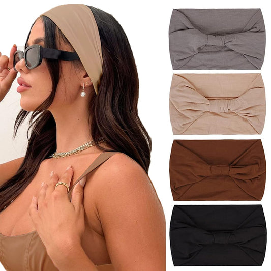 Kachanaa front packaging showing four printed wide headbands and gift-ready set