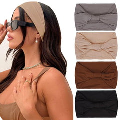 Kachanaa front packaging showing four printed wide headbands and gift-ready set