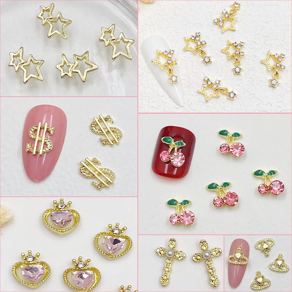 KACHIMOO butterfly, cross and bow assortment laid out to show design options for creative mixing