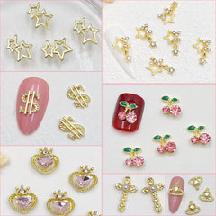 KACHIMOO butterfly, cross and bow assortment laid out to show design options for creative mixing
